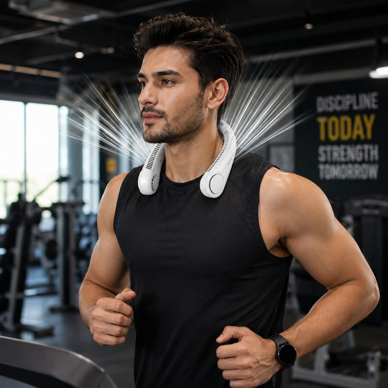 Portable Neck Fan, Hands Free Bladeless Fan